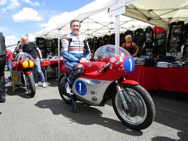 Der dreifache Motorrad-Weltmeister Freddie Spencer (USA) war zum 10-jährigen Jubiläum in Walldürn