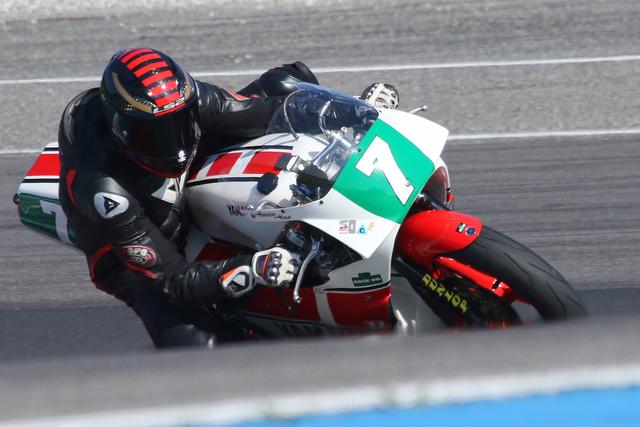 Der Europameister (Klasse 250 ccm) von 1981 Herbert Hauf