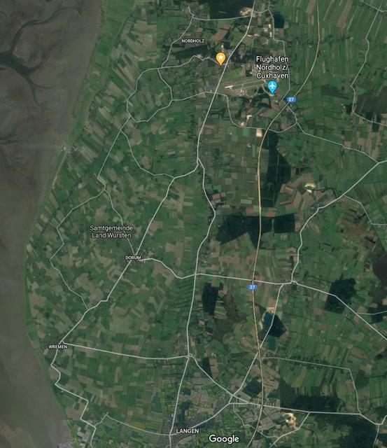 Wurster Nordseeküste | Foto: Google Maps