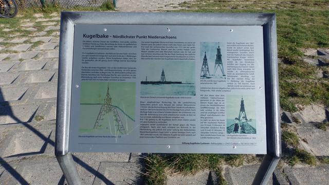 Infotafel Kugelbake | Foto: H.S.B.