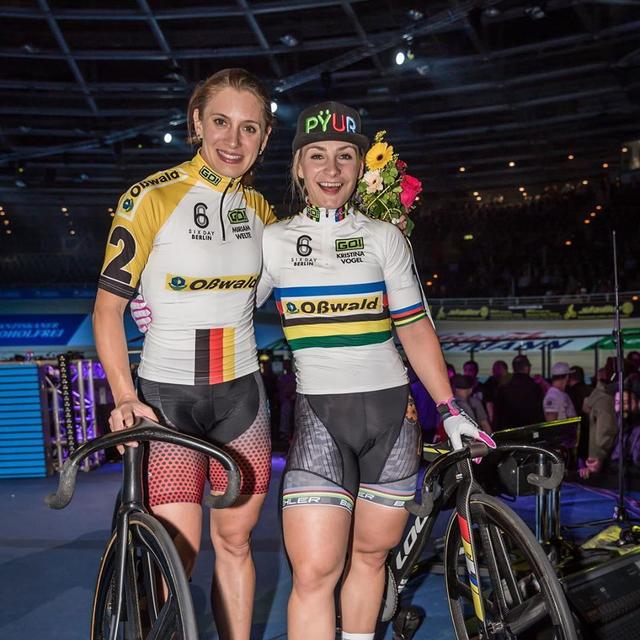 Miriam Welte und Kristina Vogel