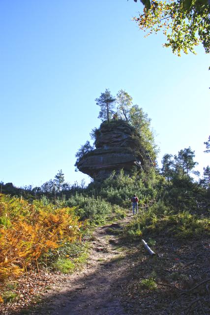 Der Hühnerstein auf dem Premiumwanderweg Schusterpfad in Hauenstein | Foto: Jens Vollmer