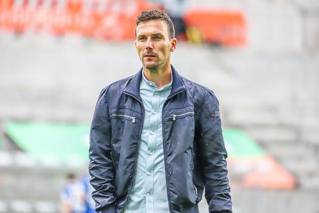 Taktisch eine Meisterleistung gegen den Aufstiegskandidaten aus Stuttgart: KSC-Trainer Christian Eichner | Foto: tmc-fotografie.de