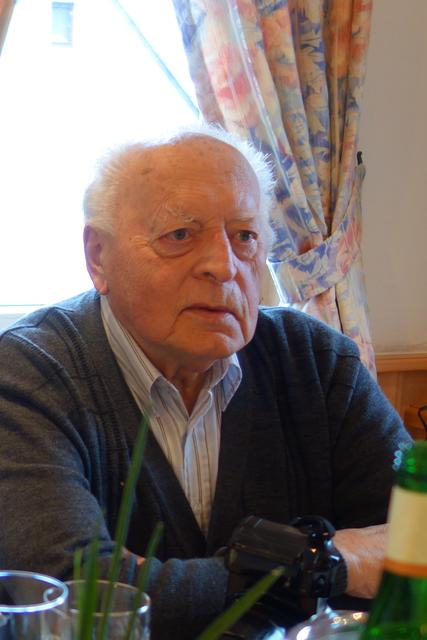 Dorfarchivar Hubert Eckel.