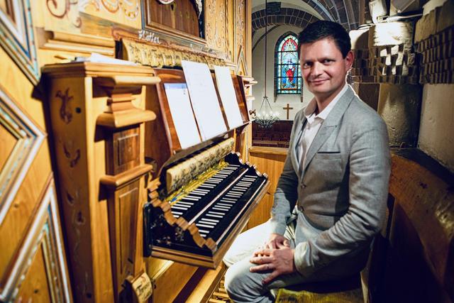 Organist Guillaume Nussbaum aus Frankreich. | Foto: ps
