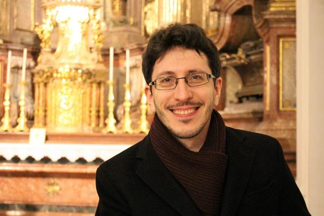 Organist Manuel Schuen aus Österreich. | Foto: ps