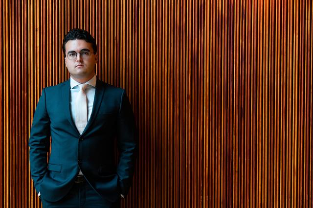 Organist David Bendix Nielsen aus Dänemark. | Foto: ps