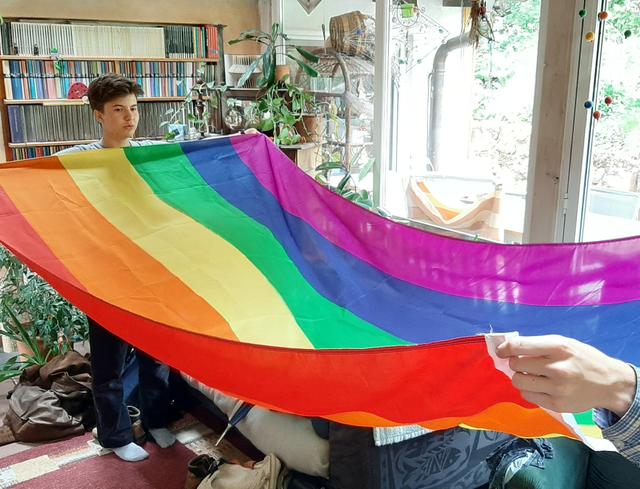 Das Kurfürst-Ruprecht-Gymnasium zeigt Flagge! | Foto: Weller