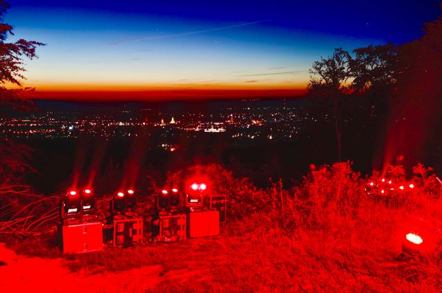 Night of Light auch am Humbergturm Kaiserslautern | Foto: Patrick Baumgärtner