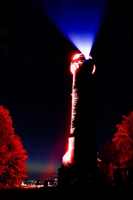 Night of Light auch am Humbergturm Kaiserslautern | Foto: Patrick Baumgärtner