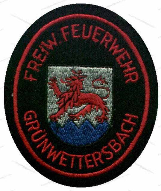 Ärmelabzeichen der Freiwilligen Feuerwehr Grünwettersbach | Foto: Feuerwehr Wettersbach