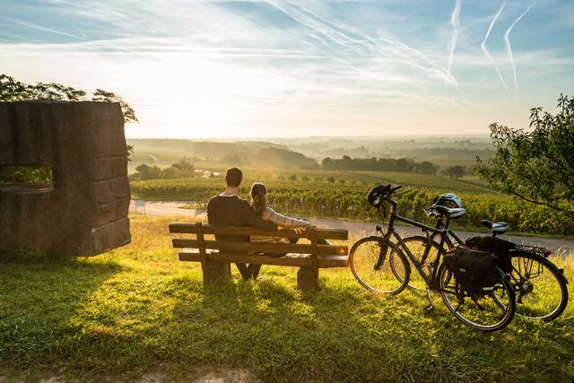 Tolle Aussichten auch für die Radler. | Foto: Dominik Ketz