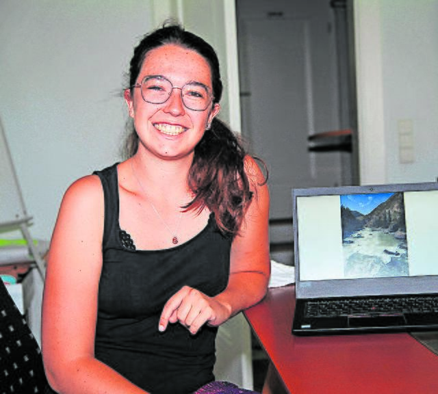Laura Loreth nach ihrer Rückkehr. | Foto: hb