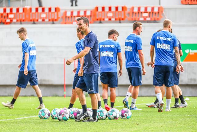 Spaß im Training auch beim Trainer | Foto: www.tmc-fotografie.de