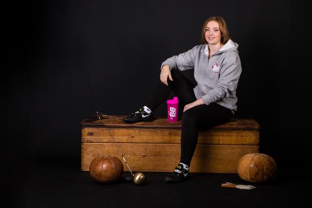 Samantha Borutta (TSG Mutterstadt) wurde in Braunschweig mit 66,20 Metern Vizemeisterin (Foto Samantha Borutta) 