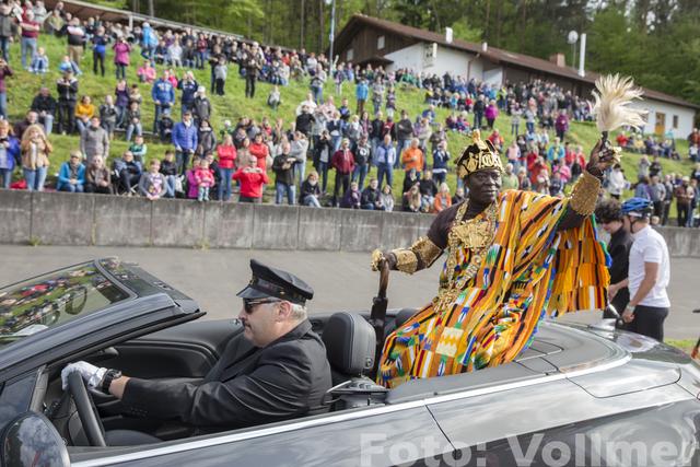 Hoher Besuch auf der Radrennbahn in Schopp | Foto: Jens Vollmer