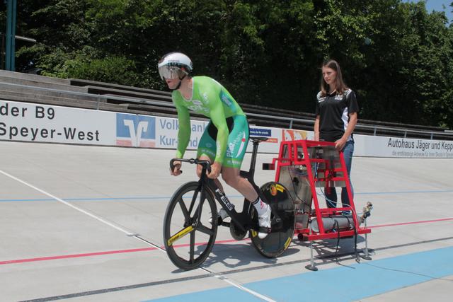 Das Sprintermeeting auf der Radrennbahn in Dudenhofen wurde abgesagt (Foto Michael Sonnick)