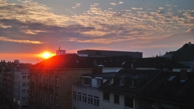 morgens um 6.30 Uhr - die Hitze kommt | Foto: Kristin Hätterich