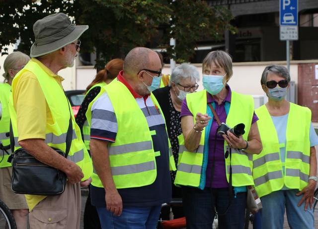 Der Seniorenbeirat Dudenhofen untersucht, wie seniorengerecht die Ortsmitte ist | Foto: Heike Schwitalla