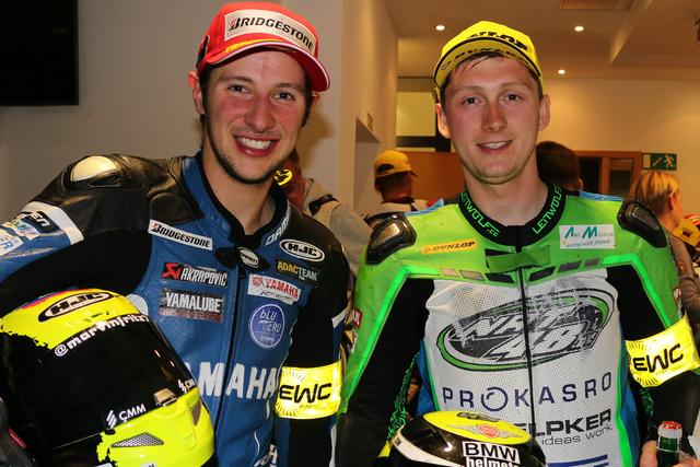 Marvin Fritz (links) und Jan Bühn starten in der Motorrad Langstrecken-WM (Foto Hermann Rüger)
