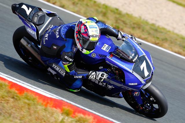 YART-Yamaha-Pilot Marvin Fritz (Neckarzimmern) startet beim 24-Stunden-Rennen in Le Mans von der Pole Position (Foto Hermann Rüger)