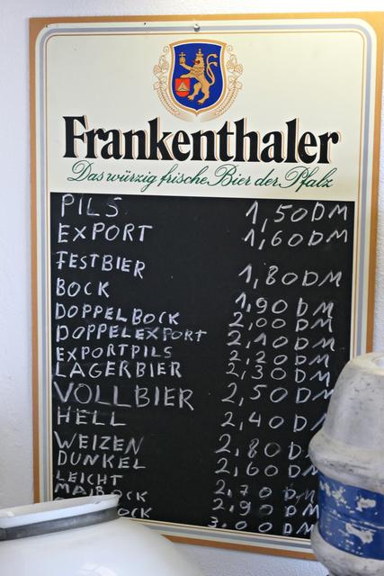 Original Preisliste aus DM-Zeiten | Foto: Brigitte Melder