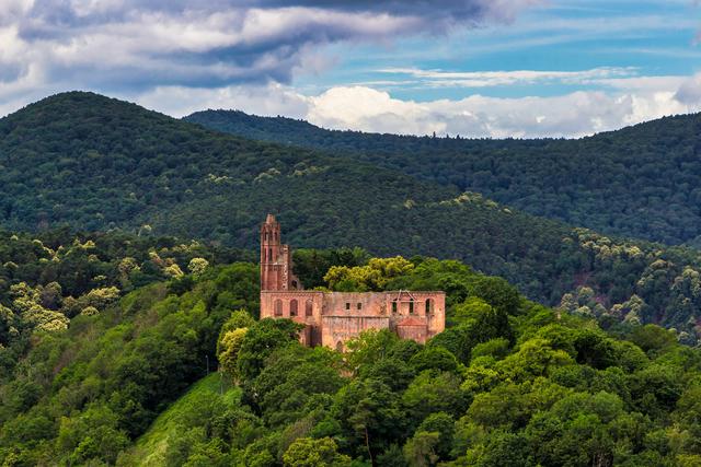 Klosterruine Limburg im Juni 2020