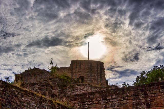 Hardenburg bei Bad Dürkheim im August 2020