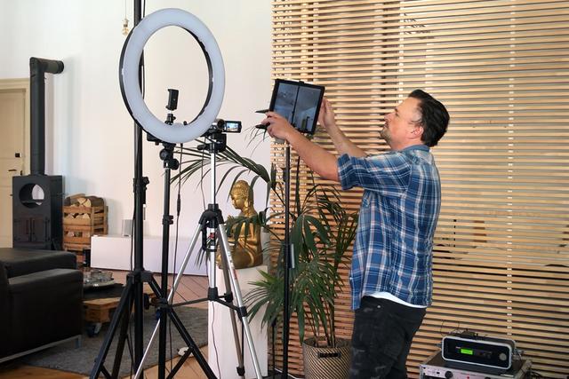 Videodreh während Corona. | Foto: Marion Stein