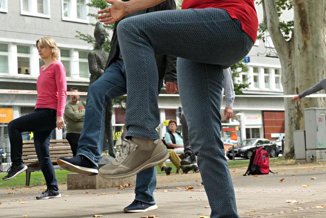 Und hoch das Bein | Foto: Brigitte Melder