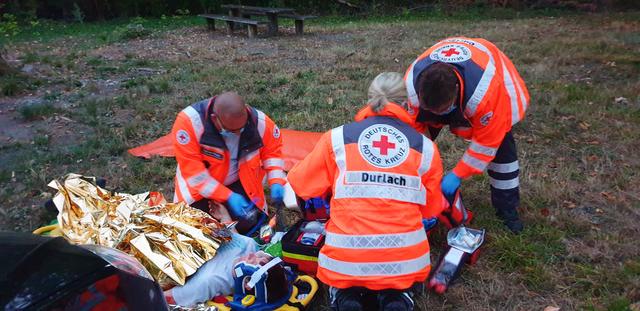Foto: Fotos (C) DRK Bereitschaft Durlach, Frank Nordwig / Marc Theiner