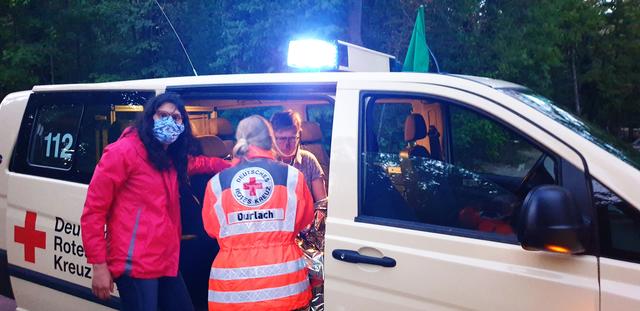 Foto: Fotos (C) DRK Bereitschaft Durlach, Frank Nordwig / Marc Theiner