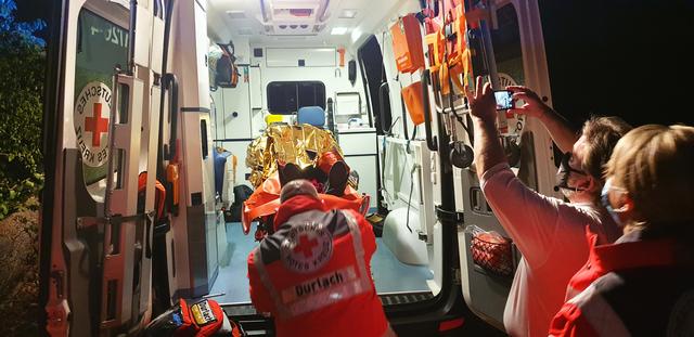 Foto: Fotos (C) DRK Bereitschaft Durlach, Frank Nordwig / Marc Theiner