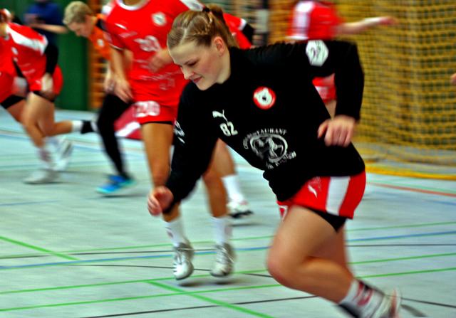 Die große Fighterin der Kurpfal Bärinnen aus der linken Seite mit der rechten Klebe, Rebecca Engelhardt
Archivfoto/Merkel+Merkel