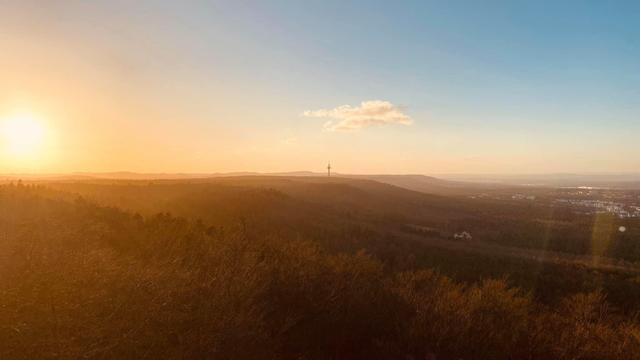 Imposante Aussicht vom Humbergturm (Kaiserslautern, Januar) | Foto: Johanna Preisler