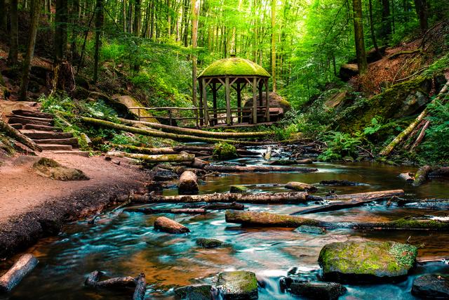 August 3: Karlstalschlucht - kühler Ort an heißen Tagen | Foto: Adalbert Bukowski