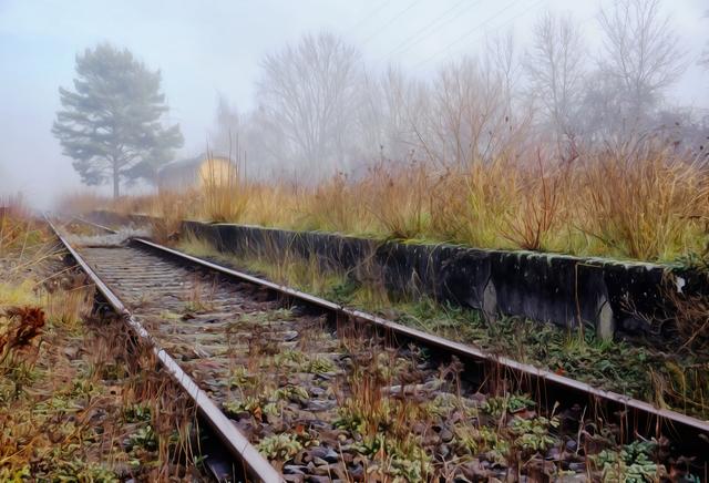 Oktober 7: Bahnhof Marnheim | Foto: Peter Bopp