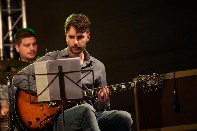 Beim Konzert an der CityKirche Konkordien: Moritz Keller. | Foto: Gaier