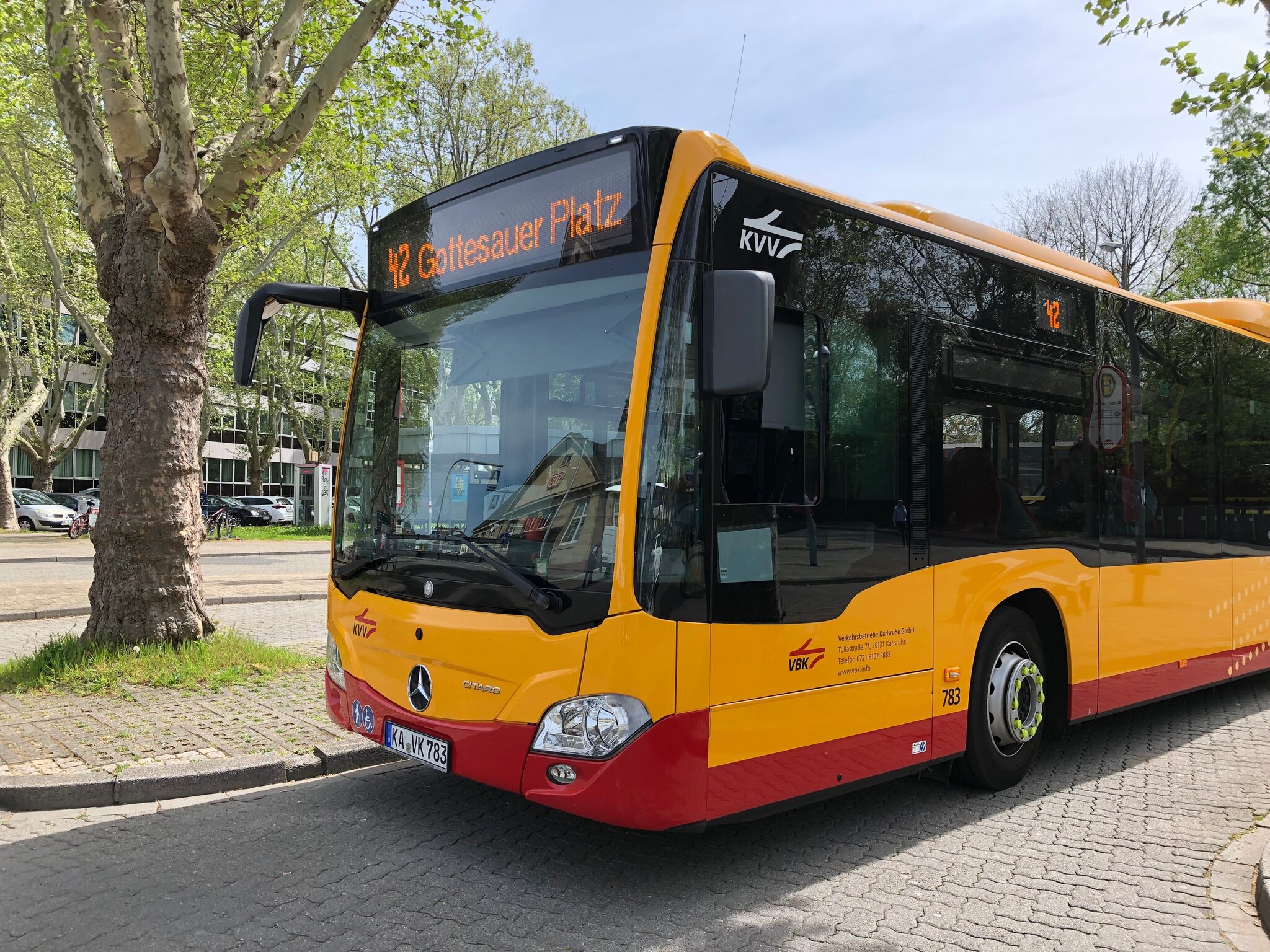 Am 8. Oktober stehen Trams und Busse in Karlsruhe wieder still