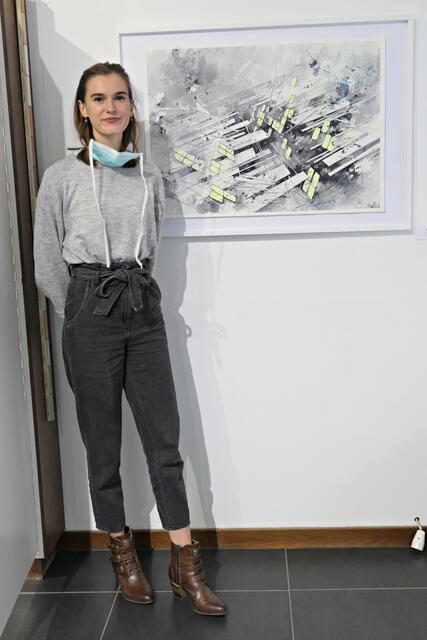 Katarina Lauth half bei der Eröffnung | Foto: Brigitte Melder