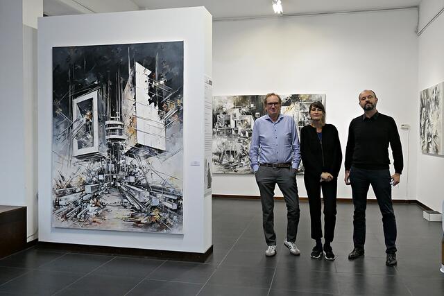 Werner Lauth, Inna Artemova und Dirk Kleiner | Foto: Brigitte Melder