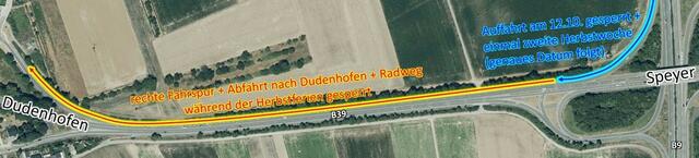 Verkehrsführung während der Baumaßnahme