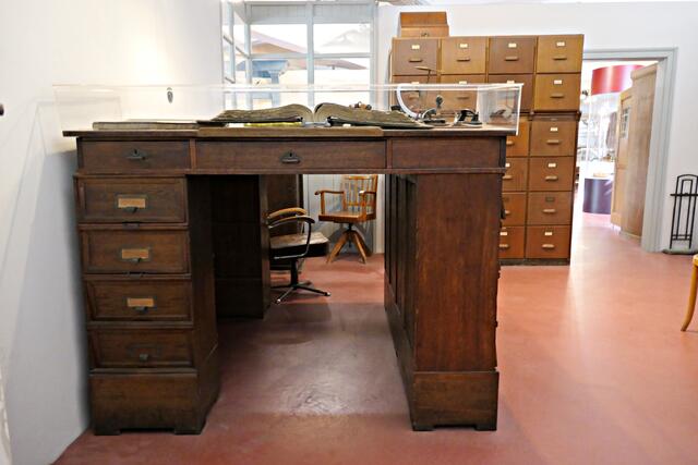 Das frühere Stehpult | Foto: Brigitte Melder