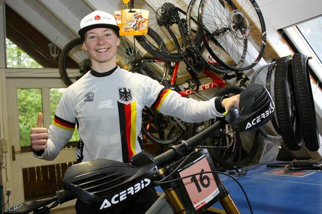 Raphaela Richter kommt aus Eckersdorf bei Bayreuth (Foto Hermann Rüger)