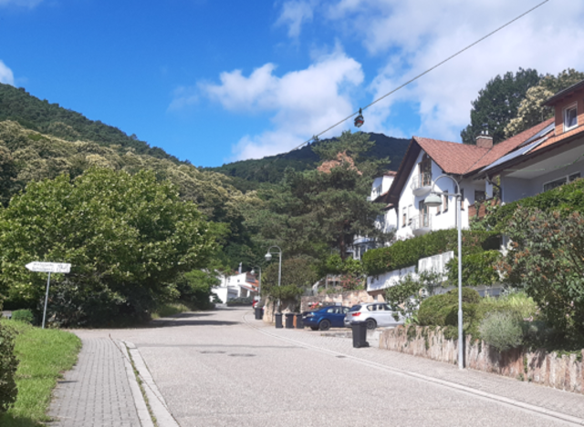 Fotomontage: Die Seilbahn über der Eichstraße. | Foto: BI Seilbahn Hambach