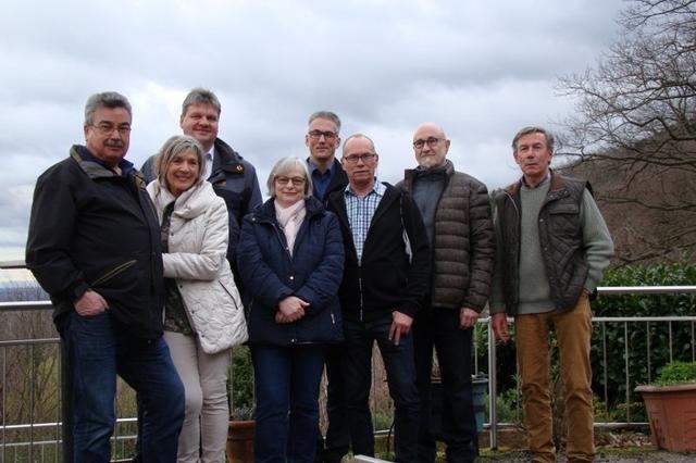 Rolf Paschek, Maritta Litzel, René Jarschke, Barbara Julier-Stoner, Stefan Glaser, Michael Seyfarth, Ernst Weinbach, Jan Burgers (fehlt Sonja Lesslauer) von Interessengemeinschaft Seilbahn Hambach. | Foto: BI Seilbahn Hambach