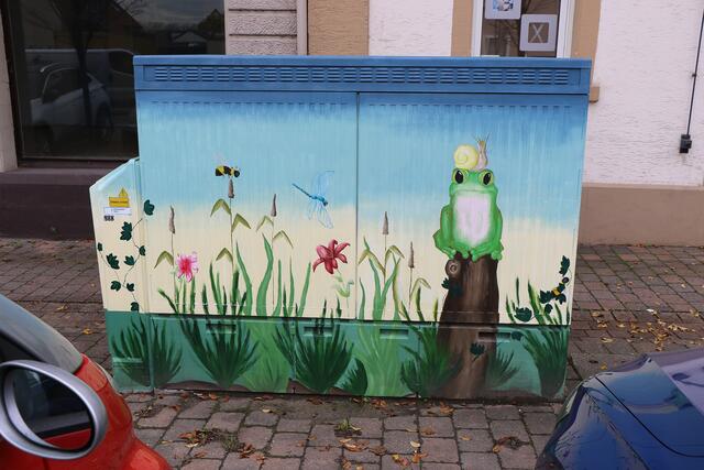 Kunst im öffentlichen Raum - Streetart in Lingenfeld | Foto: Heike Schwitalla