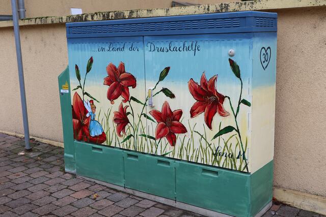 Kunst im öffentlichen Raum - Streetart in Lingenfeld | Foto: Heike Schwitalla