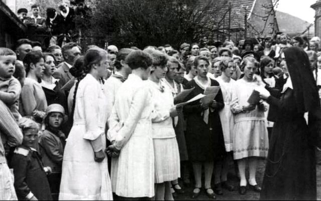 Eine der ersten Aufnahmen, Ende der 1920er Jahre entstanden.