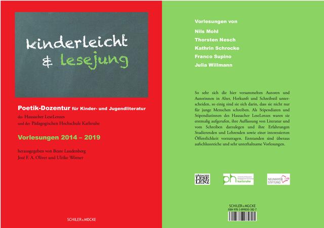Buchcover "kinderleicht &amp; lesejung. Vorlesungen 2014 – 2019"